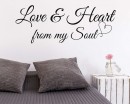 Love & Heart,from My Soul Wall Decal